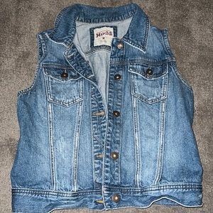 mudd jean vest